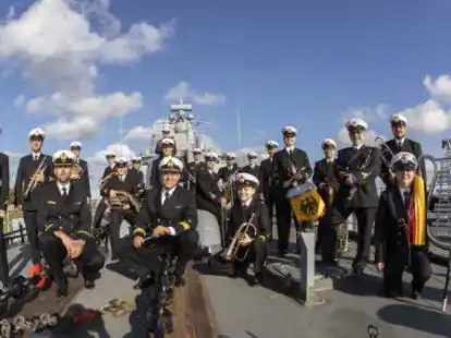 Das Marinemusikkorps Wilhelmshaven.