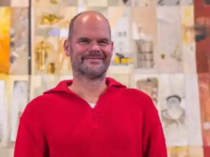 Zeigt 30 Bilder zum Thema Menschenrechte: K&uuml;nstler Henning Diers