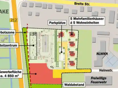 In Brake ist der Bau eines Postverteilzentrums geplant.