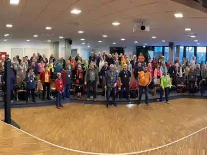 Begeisterte Gospel-S&auml;nger feierten das 20-j&auml;hrige Bestehen der HuGoS.