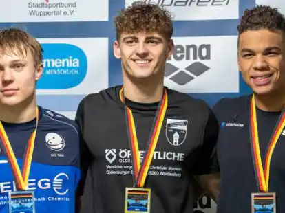 Gewann mehrere DM-Medaillen: Christopher Weidner (Mitte)