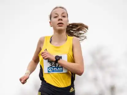 Carolin Hinrichs vom VfL L&ouml;ningen startet an diesem Samstag bei den Deutschen Meisterschaften im Crosslauf in L&ouml;ningen