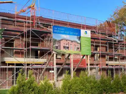 Im Zentrum von Remels entsteht derzeit eine Wohnanlage f&uuml;r Senioren mit 16 Wohneinheiten.