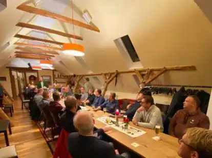 Zu den traditionellen Kompanieversammlungen (hier beim letzten Mal in der Gildestube) l&auml;dt die Wildeshauser Sch&uuml;tzengilde ein.