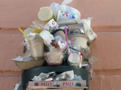 Die EU will Ma&szlig;nahmen gegen den riesigen Verpackungsm&uuml;ll-Berg ergreifen.