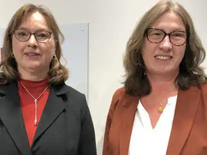 Neue Landesbeauftragte f&uuml;r Regionale Landesentwicklung: Frauke Patzke (links, Gr&uuml;ne) und Karin Beckmann (SPD)