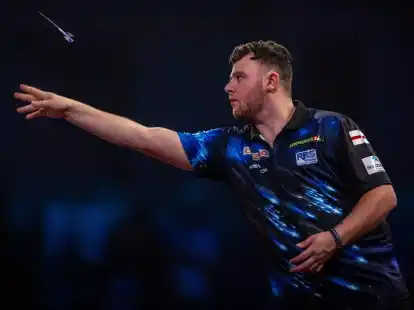 Der Nordire Josh Rock lieferte sich im WM-Achtelfinale mit dem Waliser Jonny Clayton ein packendes Duell.