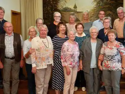 Zahlreiche Mitglieder wurden geehrt.