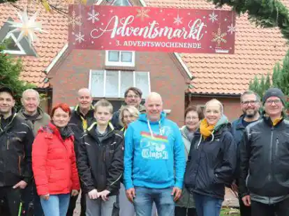 Das  Organisationsteam  des Adventsmarktes in Altenoythe.