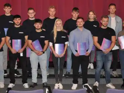 Die Teilnehmer am diesj&auml;hrigen Auslandsprogramm der Berufsbildenden Schulen (BBS) Wesermarsch erhielten nach ihrer R&uuml;ckkehr den Europass.