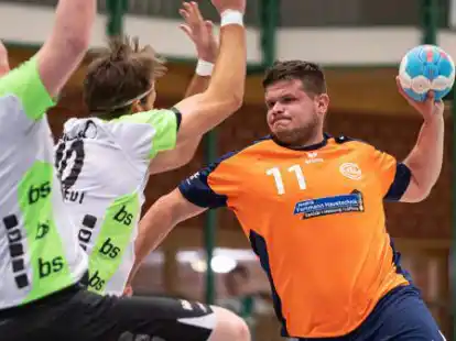 Mit acht Toren erfolgreich: Julian Stolz von der HSG Gr&uuml;ppenb&uuml;hren/Bookholzberg II