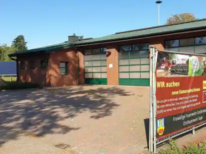 Entspricht nicht mehr den Vorgaben: das Feuerwehrhaus in Sage.