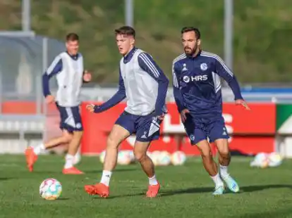 Wechselt &laquo;vorbehaltlich der medizinischen Untersuchung&raquo; auf Leihbasis nach N&uuml;rnberg: Schalkes Florian Flick (M). Foto: Tim Rehbein/Deutsche Presse-Agentur GmbH/dpa