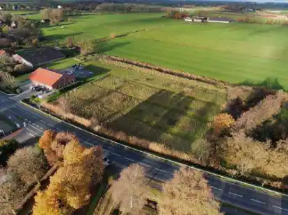 Ein Investor m&ouml;chte auf dem freien Grundst&uuml;ck an der Weserstra&szlig;e zwischen Fitnessstudio/Physiotherapie-Praxis und der Bettingb&uuml;hrener Stra&szlig;e einen Lebensmitteleinzelhandelsmarkt errichten.