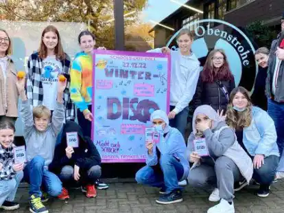 Zur Winterdisco l&auml;dt das Team der Weberei ein.