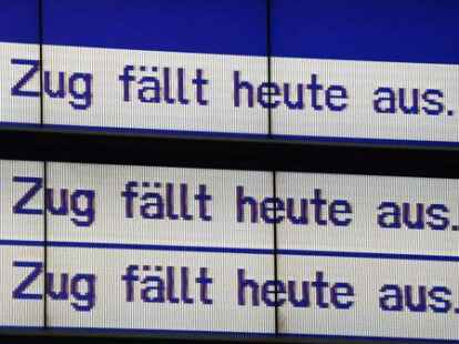 Zwischen Emden und Leer fahren keine Z&uuml;ge mehr.