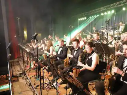 Musik und gute Laune lieferte das Niedersachsen Sound Orchester (NSO) B&ouml;sel beim Konzert in Bar&szlig;el ab.