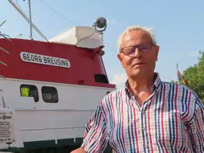 Hat 22 Jahre die Geschicke des Museumsrettungskreuzers Georg Breusing gelenkt, jetzt tritt er k&uuml;rzer: Wedig von dem Knesebeck.