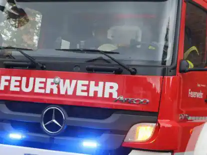 In Lohne musste die Feuerwehr zu einem Brand ausr&uuml;cken.