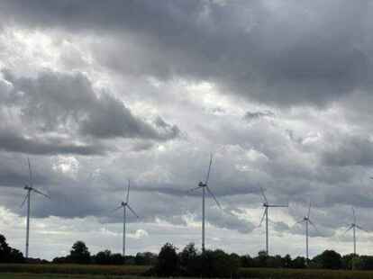 Derzeit gibt es nur einen Windpark in der Gemeinde – an der Hatter Landstraße.