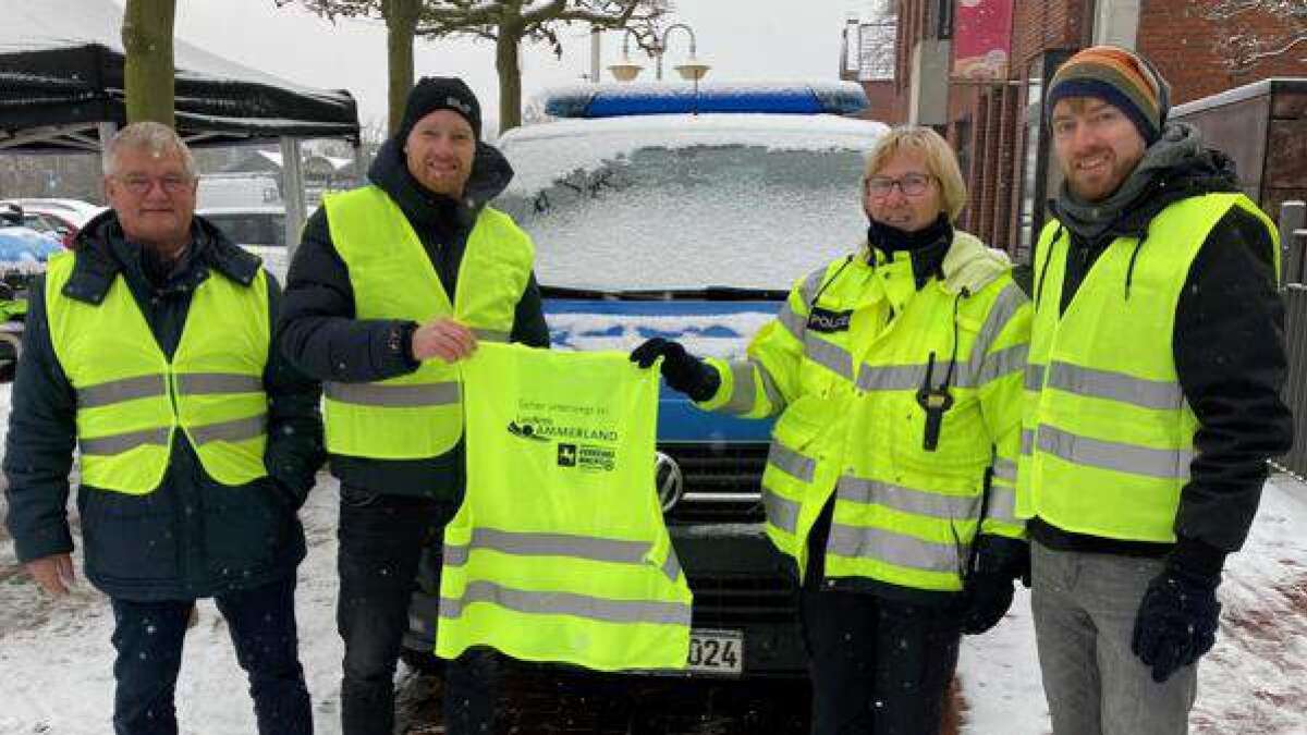 Aktion im Ammerland Kostenlose Westen für mehr Sicherheit im Verkehr