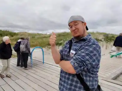 Ein Highlight des Jahres 2022 war die Er&ouml;ffnung der fertigen Wasserkante in Norddeich &ndash; jetzt das &bdquo;Deck&ldquo;. NWZ-Redakteur Arne Haschen war mit dabei.