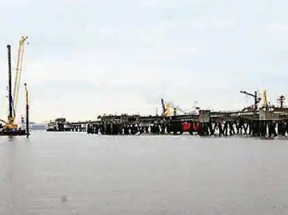 Das LNG-Terminal in Hooksiel.