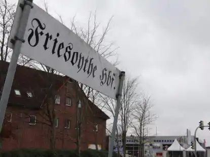 Das Ende der Bahnstrecke Cloppenburg-Friesoythe in Friesoythe.