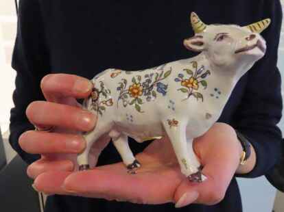 Ein besonderes Faible hatte der Sammler f&uuml;r Friesische K&uuml;he, die auch mal bunt bemalt sein durften.