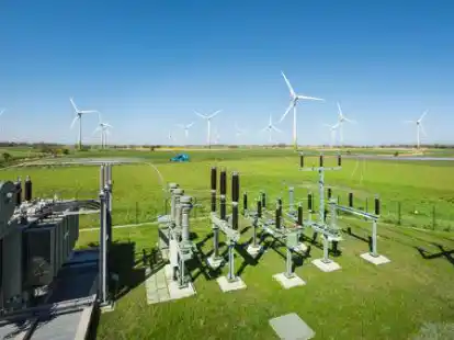 Die Stromnetzentgelte steigen kr&auml;ftig (im Bild ein Umspannwerk im Gebiet von EWE Netz).