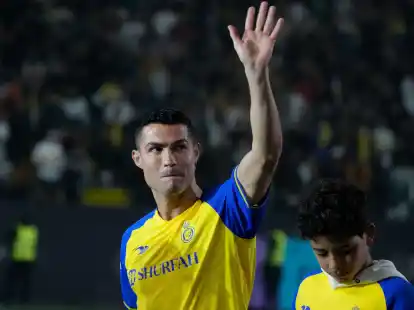 Cristiano Ronaldo spielt jetzt f&uuml;r den Club Al-Nassr in Saudi-Arabien.