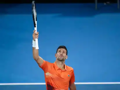 Novak Djokovic hat in Adelaide das Halbfinale erreicht.
