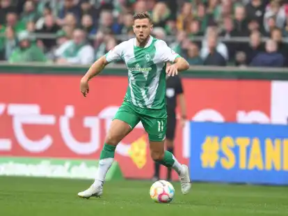 F&uuml;hlt sich beim SV Werder wohl: Niclas F&uuml;llkrug.
