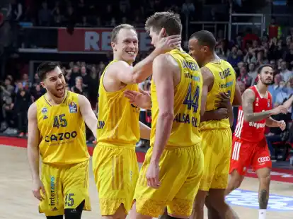 Alba Berlin feierte einen Ausw&auml;rtssieg bei Bayern M&uuml;nchen.