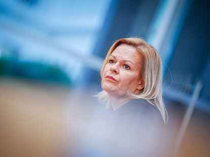 Bundesinnenministerin Nancy Faeser (SPD) ist f&uuml;r eine Versch&auml;rfung des Waffenrechts.