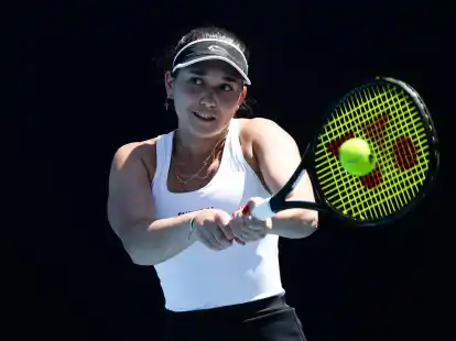 &laquo;In mir steckt viel mehr&raquo;: Eva Lys zeigt sich selbstbewusst vor den Australian Open.