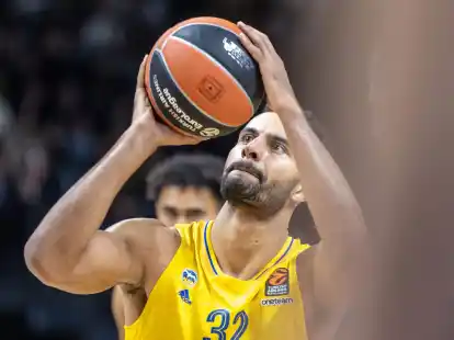Johannes Thiemann erzielte 13 Punkte f&uuml;r Alba Berlin.
