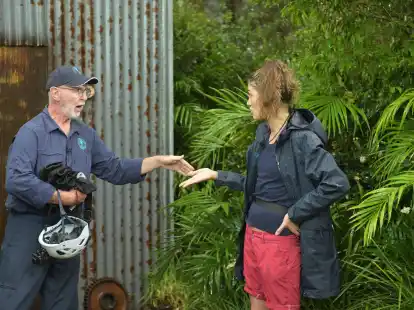 Da kann auch Dr. Bob kaum helfen: Tessa muss wieder in die Dschungelpr&uuml;fung.