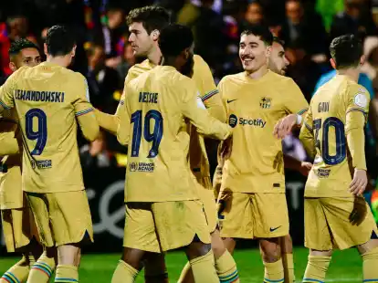 Der FC Barcelona setzte sich locker im Pokal durch.