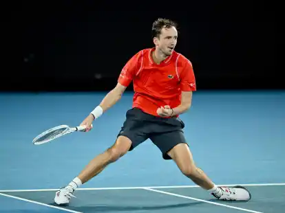 Auch der Russe Daniil Medwedew schied in Melbourne aus.