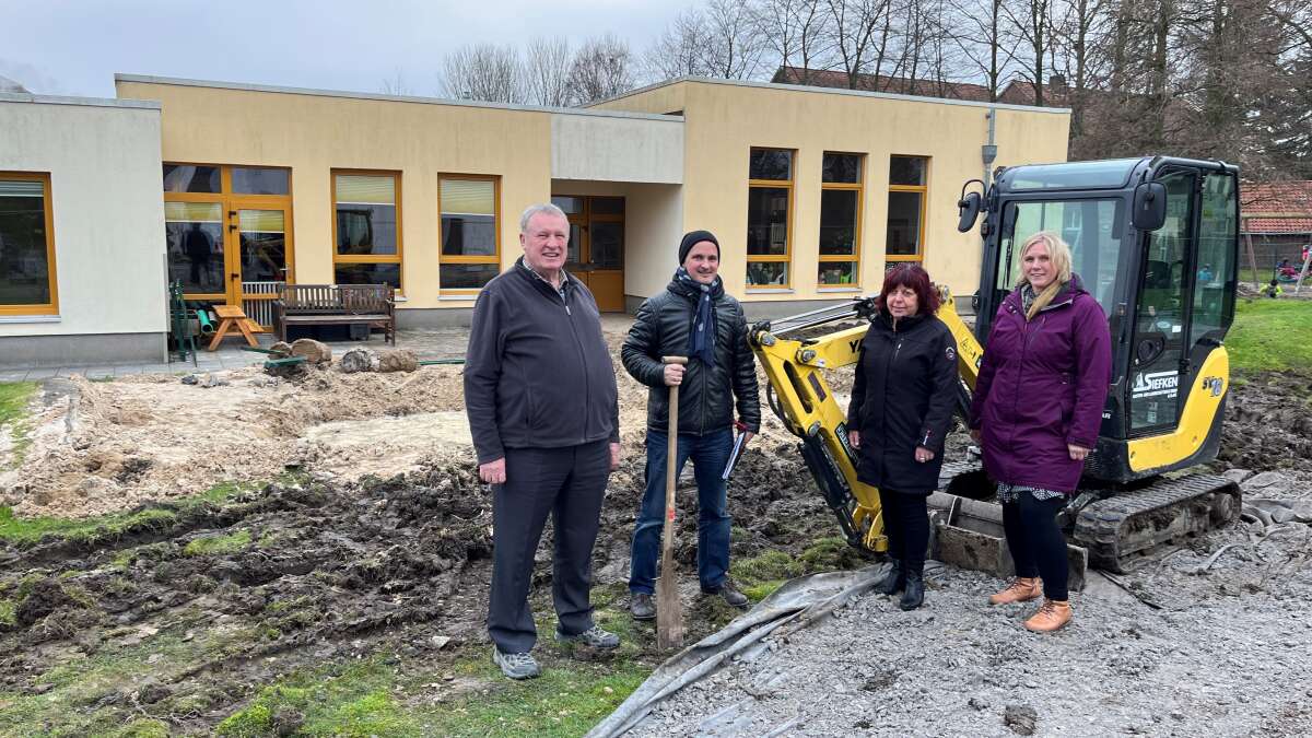 Kita St-Willehad in Nordenham wird erweitert: Anbau für neue Krippengruppe