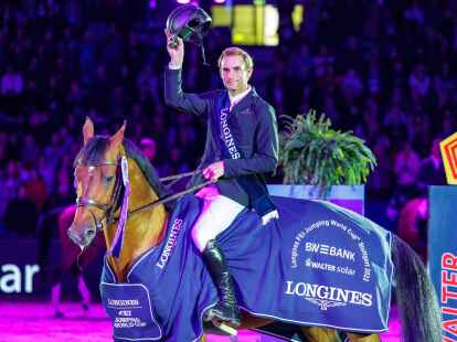 Richard Vogel gewann das Weltcup-Springen in Stuttgart.