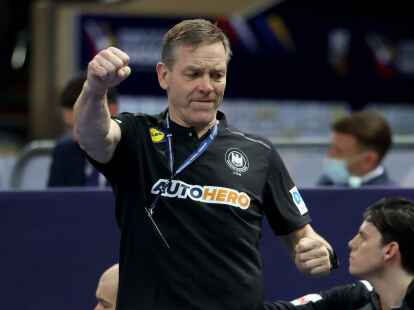 Deutschlands Trainer Gislason freut sich auf das Viertelfinale, ganz egal, wer der Gegner wird.