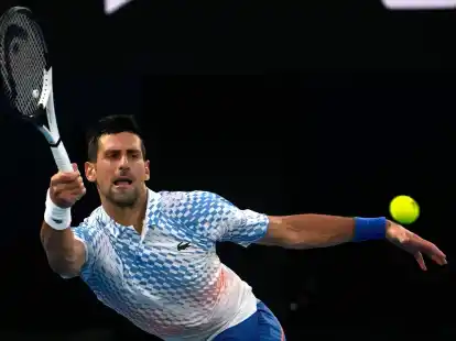 Seit 25 Spielen unbesiegt: Novak Djokovic.