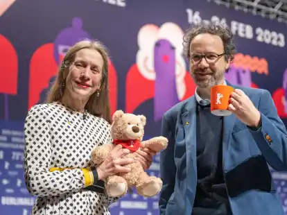 Das Leitungs-Duo der Berlinale, Mariette Rissenbeek und Carlo Chatrian in Berlin.