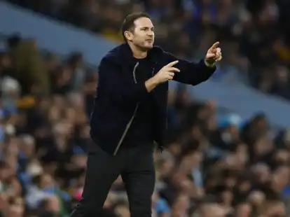 Frank Lampard hatte das Traineramt beim FC Everton im Januar 2022 &uuml;bernommen.