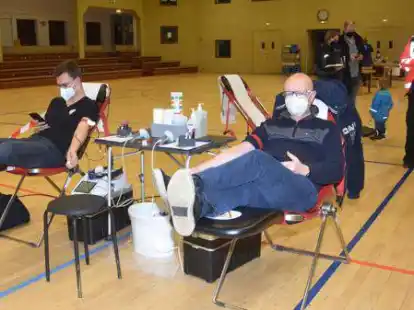 Die Sorge des DRK-Teams um eine geringe Beteiligung der Bev&ouml;lkerung an der Blutspendeaktion war unbegr&uuml;ndet. Die Elsflether lie&szlig;en sich nicht lumpen und warteten mit einer Rekordbeteiligung auf.