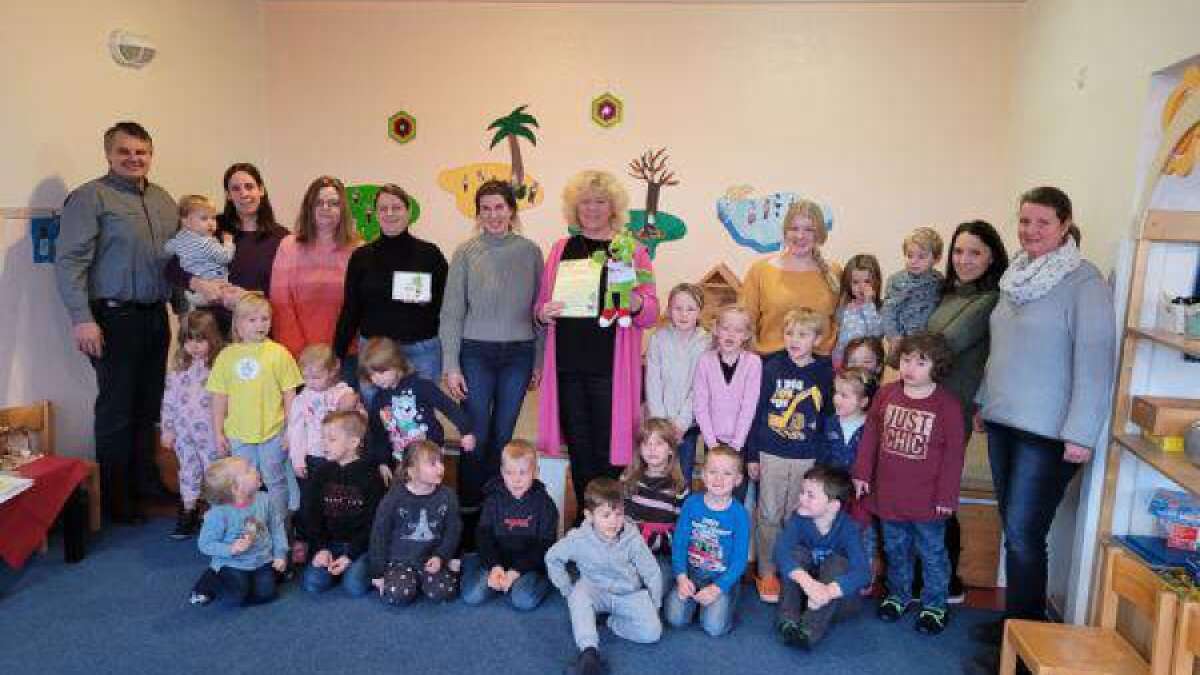 Gesundheit im Kindergarten Leuchtturm Emden-Wybelsum: Auszeichnung mit