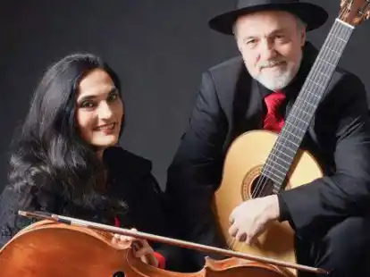 Das Duo Ariana Burstein und Roberto Legnani tritt am Sonntag, 5. Februar,  im Schloss Neuenburg auf.