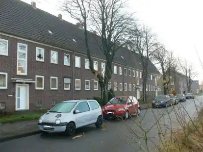 Haust&uuml;ren der LEG Immobilien wie hier in Voslapp werden nicht abgeschlossen, um jederzeit einen Fluchtweg offen zu halten.